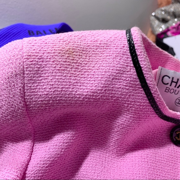 🚫SOLD🚫Chanel Vintage 1995 Pink Cropped Jacket - Picture 10 of 10